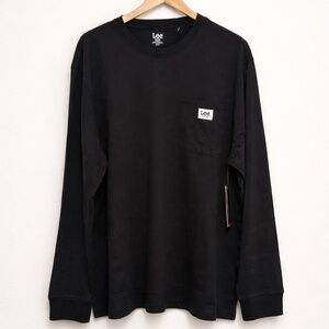 Lee Black Long Sleeve Pocket Tee – Classic Fit